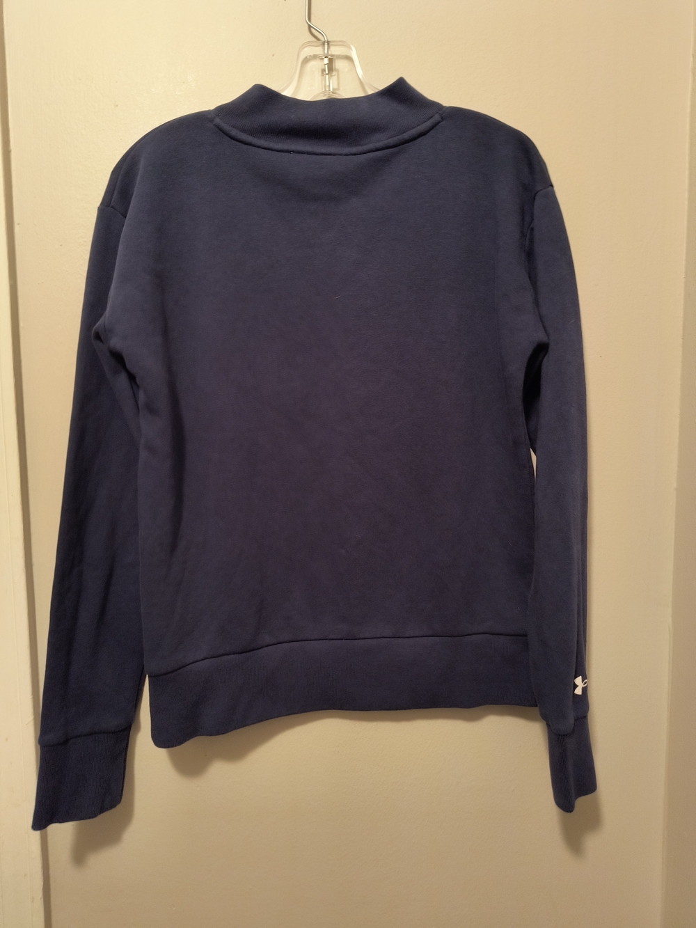 Under Armour Women's Crewneck Sweatshirt - Navy Blue - Picture 4 of 6